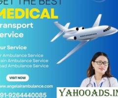 Choose  Top-Class ICU Support Equipment Through Angel Air Ambulance Service in Delhi