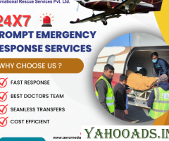Aeromed Air Ambulance Service in Delhi - Medical Staff Are Always Ready For the Care